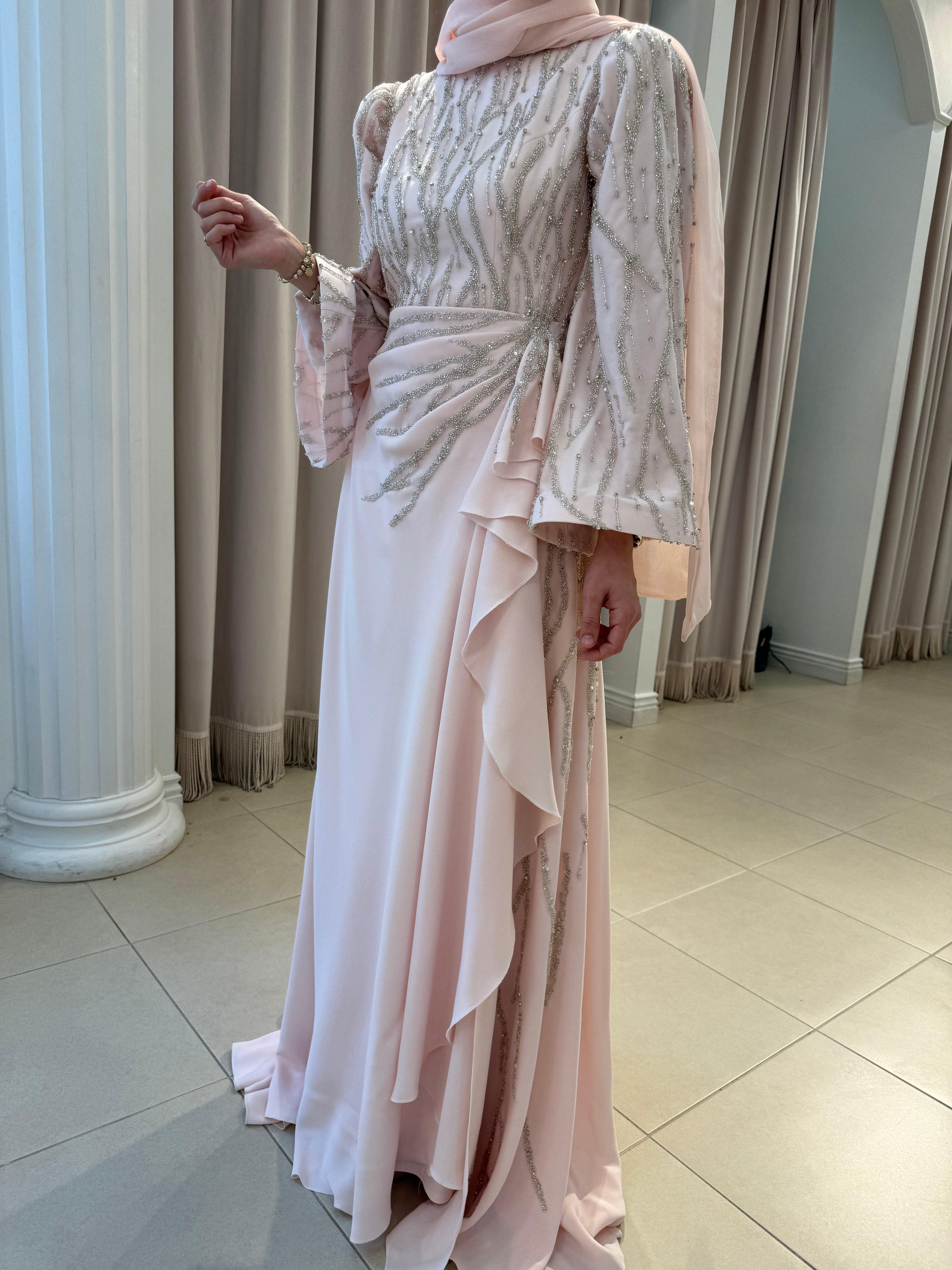 Brillar Özel Dikim Kasnak Elbise - MyRentalDress