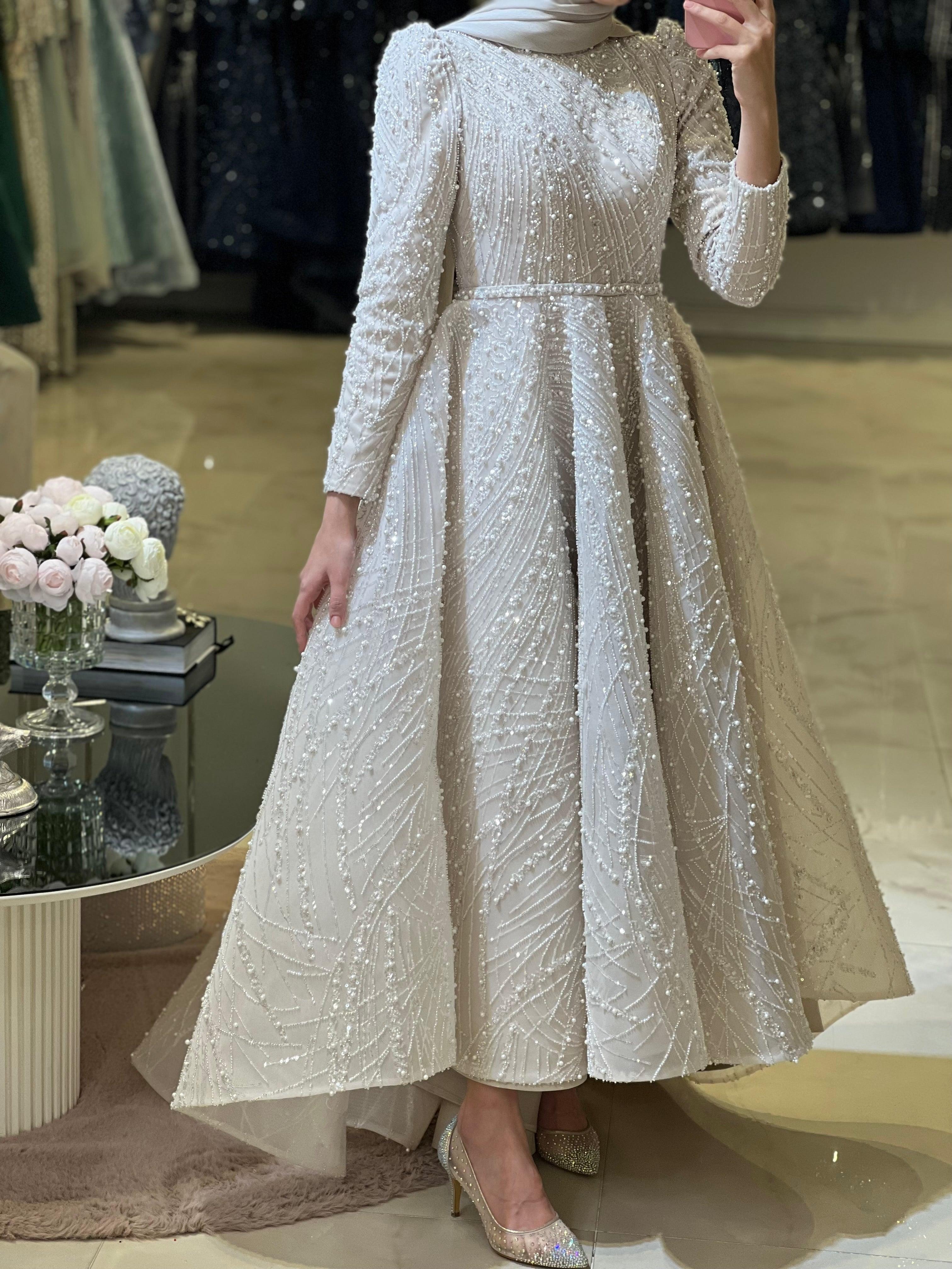 Abigale İncili Özel Dikim Elbise - MyRentalDress