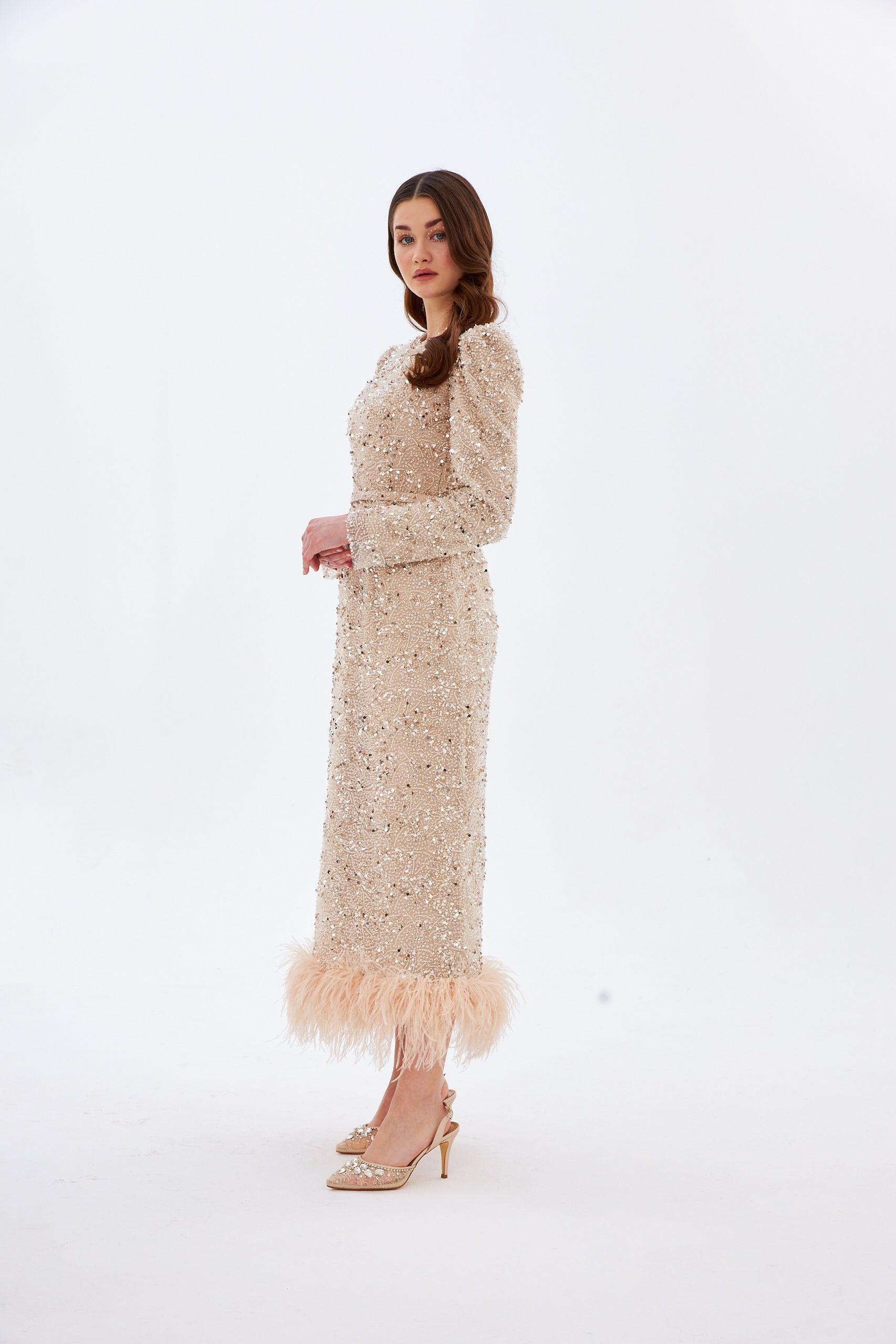 Alessa Özel Dikim Kalem Elbise - MyRentalDress