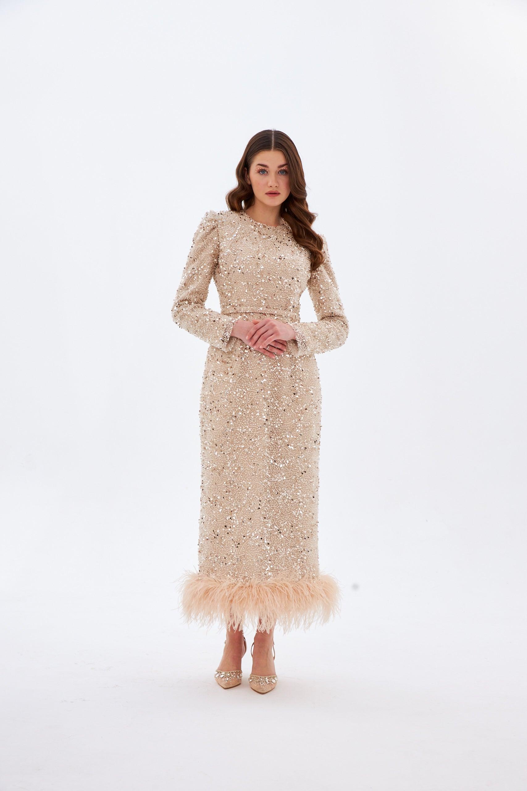 Alessa Özel Dikim Kalem Elbise - MyRentalDress