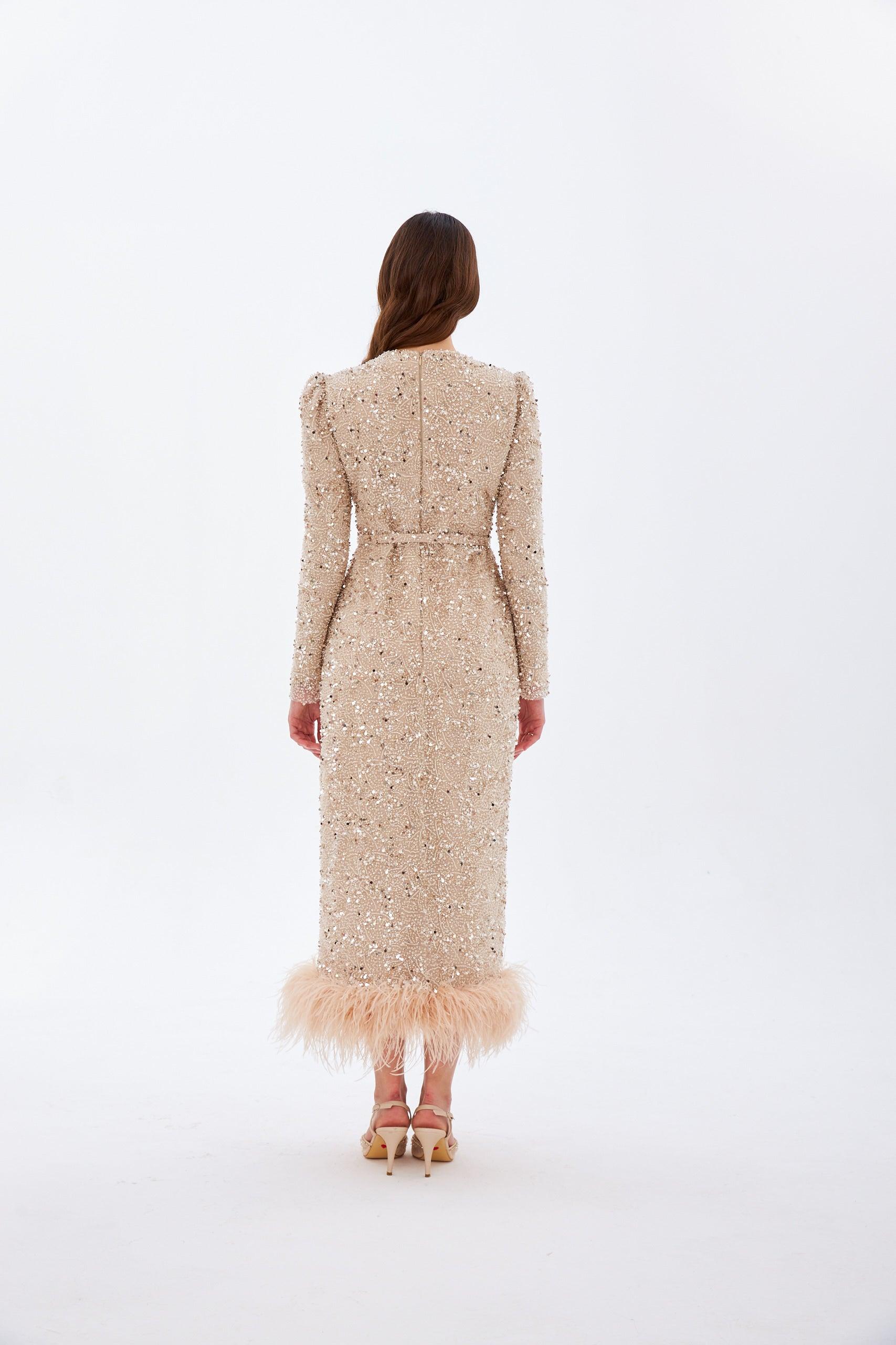 Alessa Özel Dikim Kalem Elbise - MyRentalDress