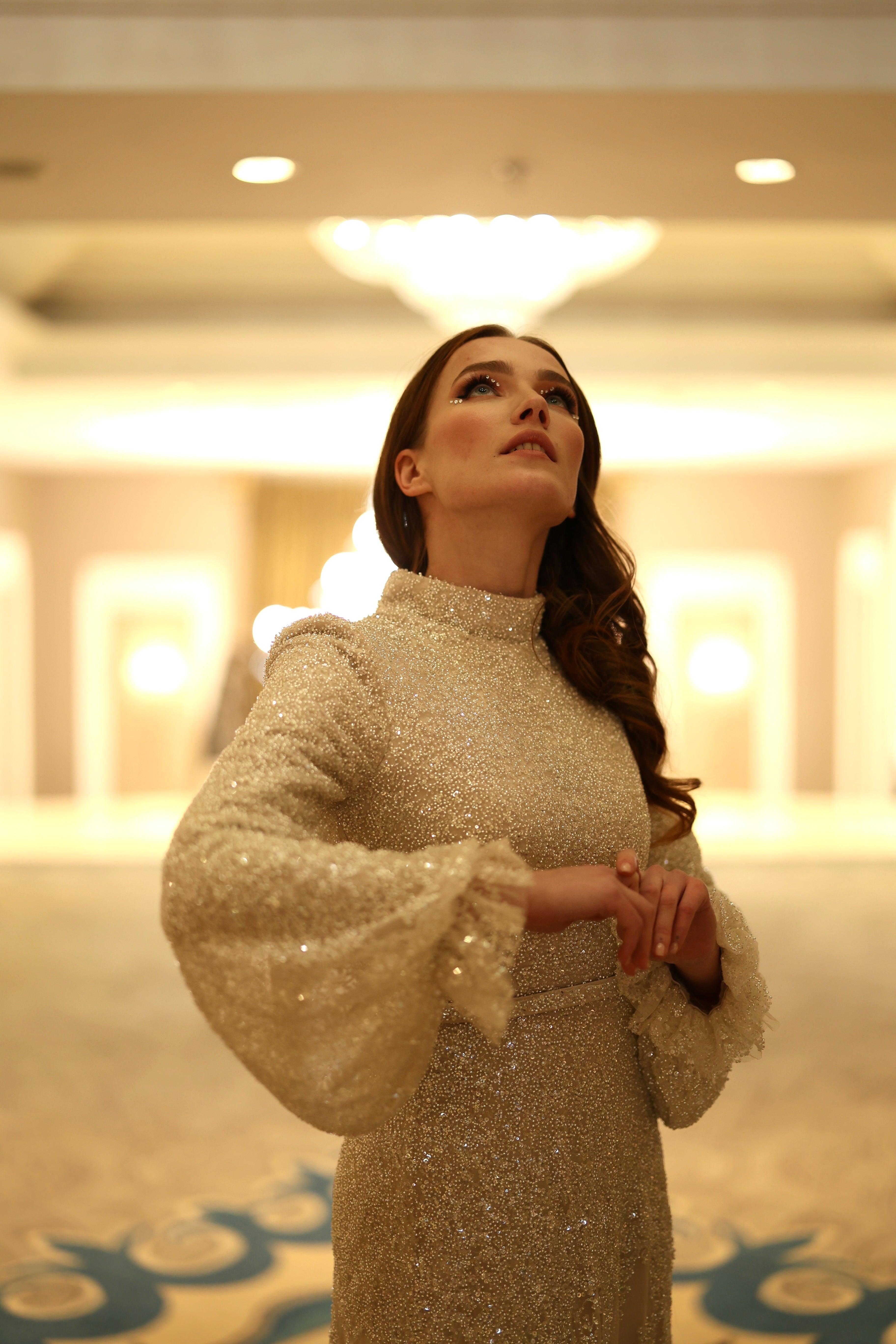 Elizabeth Özel Dikim İşlemeli Elbise - MyRentalDress