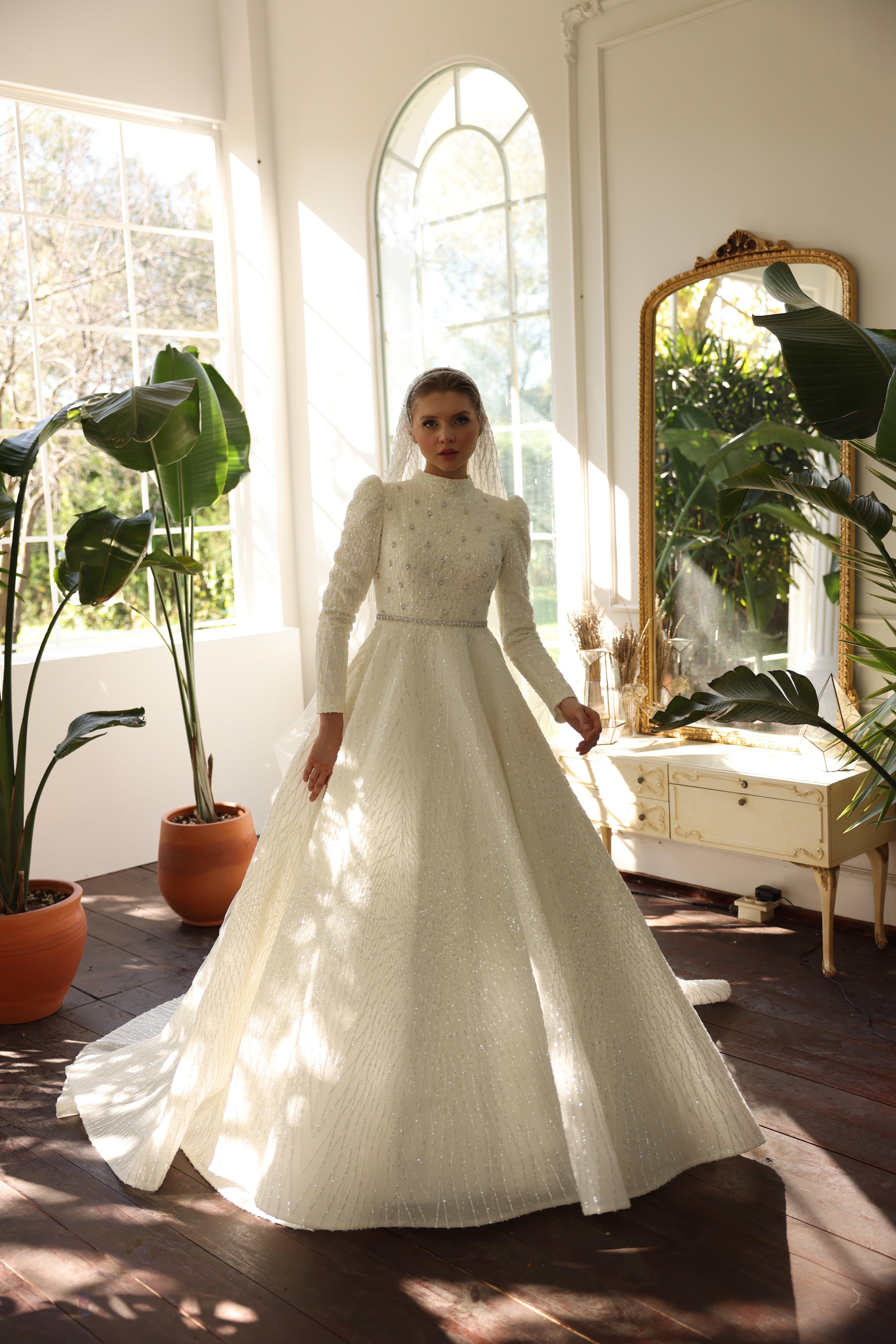 Evora Taşlı Gelinlik - MyRentalDress