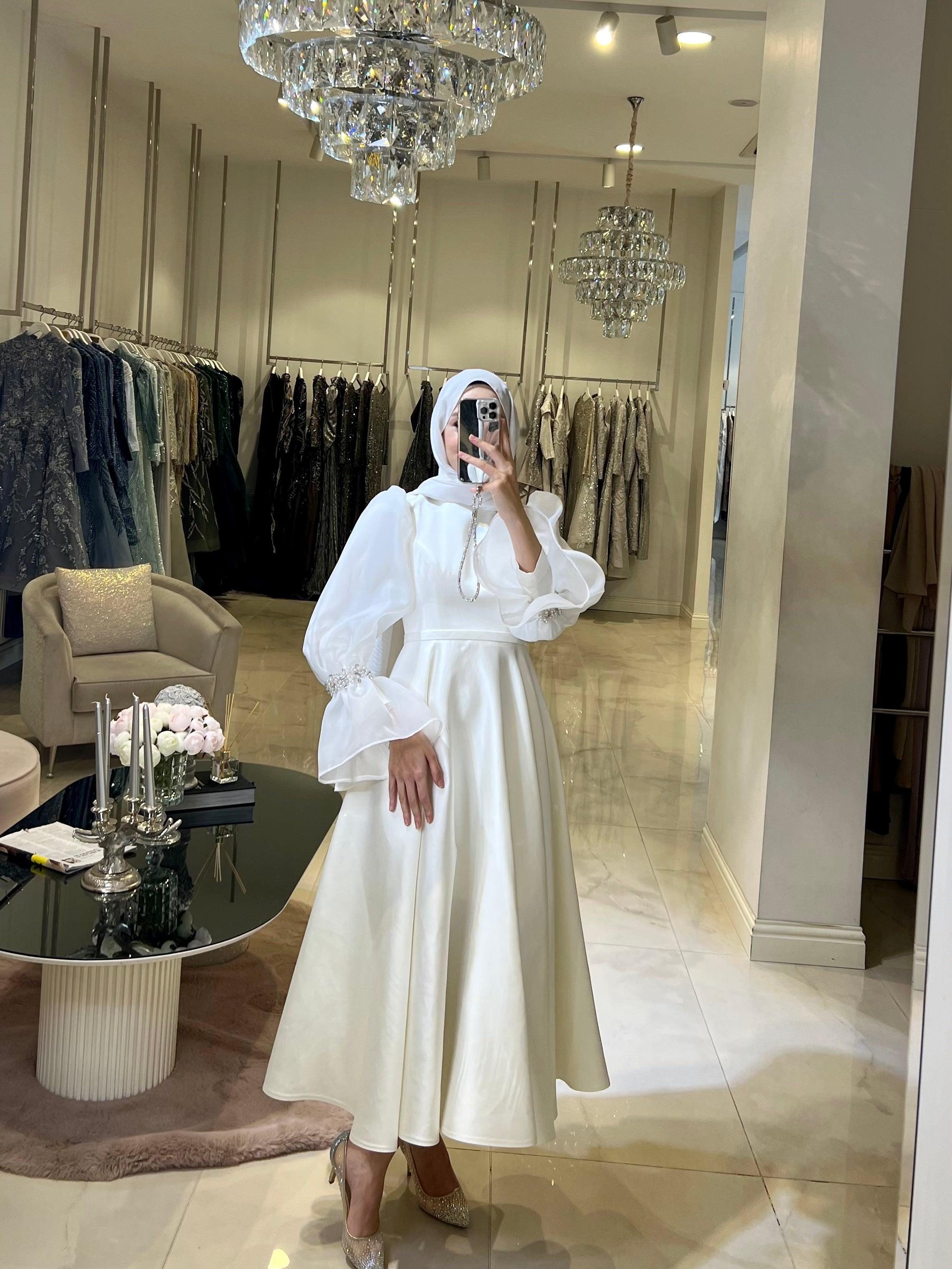 Frenchy Özel Dikim Beyaz Elbise - MyRentalDress