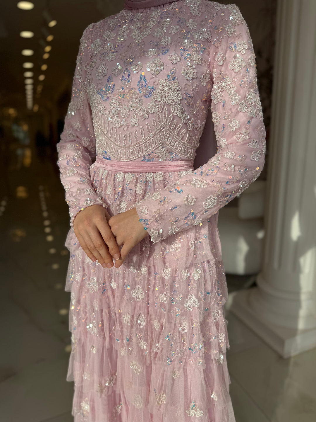 Loco Pembe Kat Kat Elbise