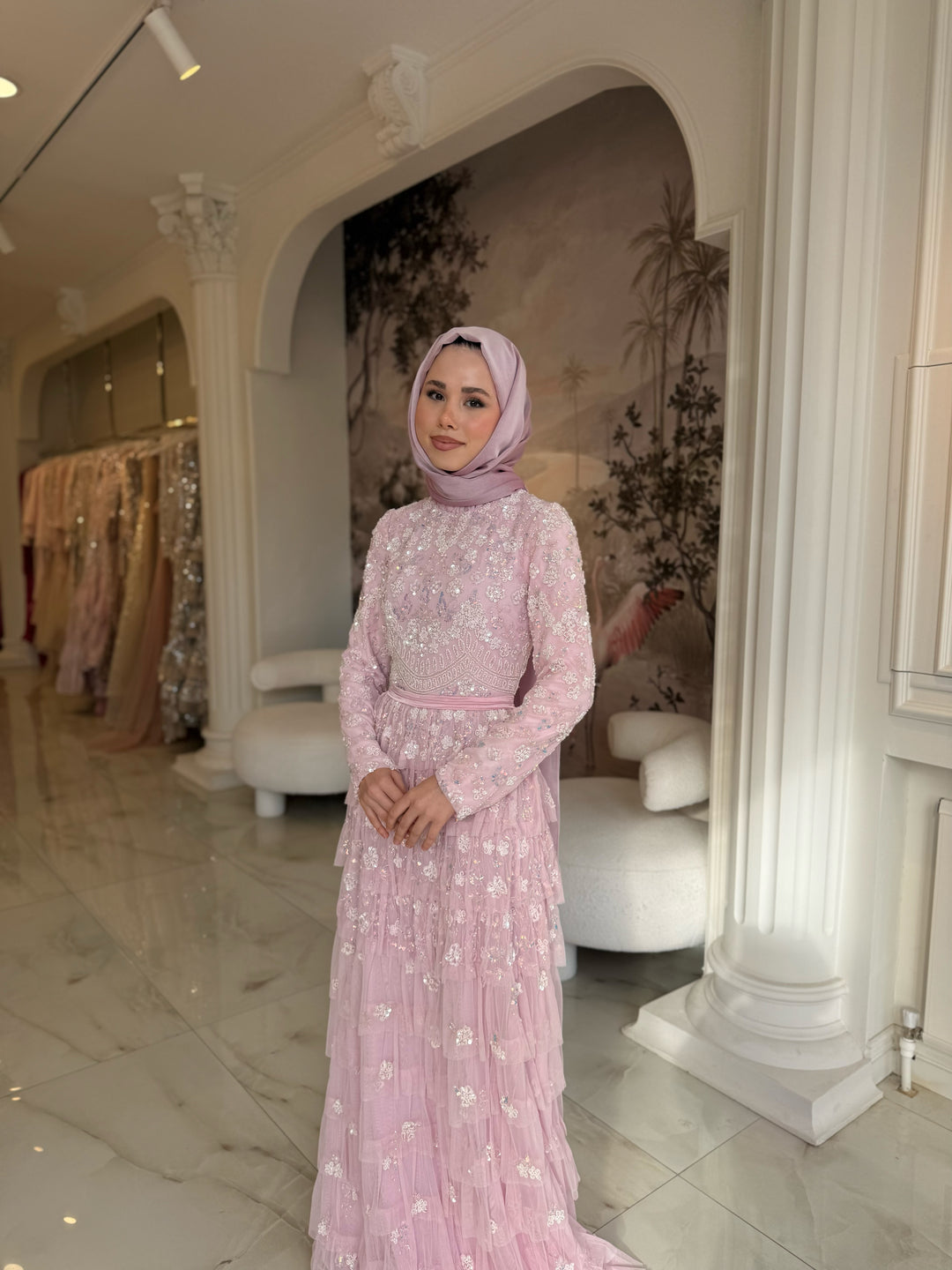 Loco Pembe Kat Kat Elbise