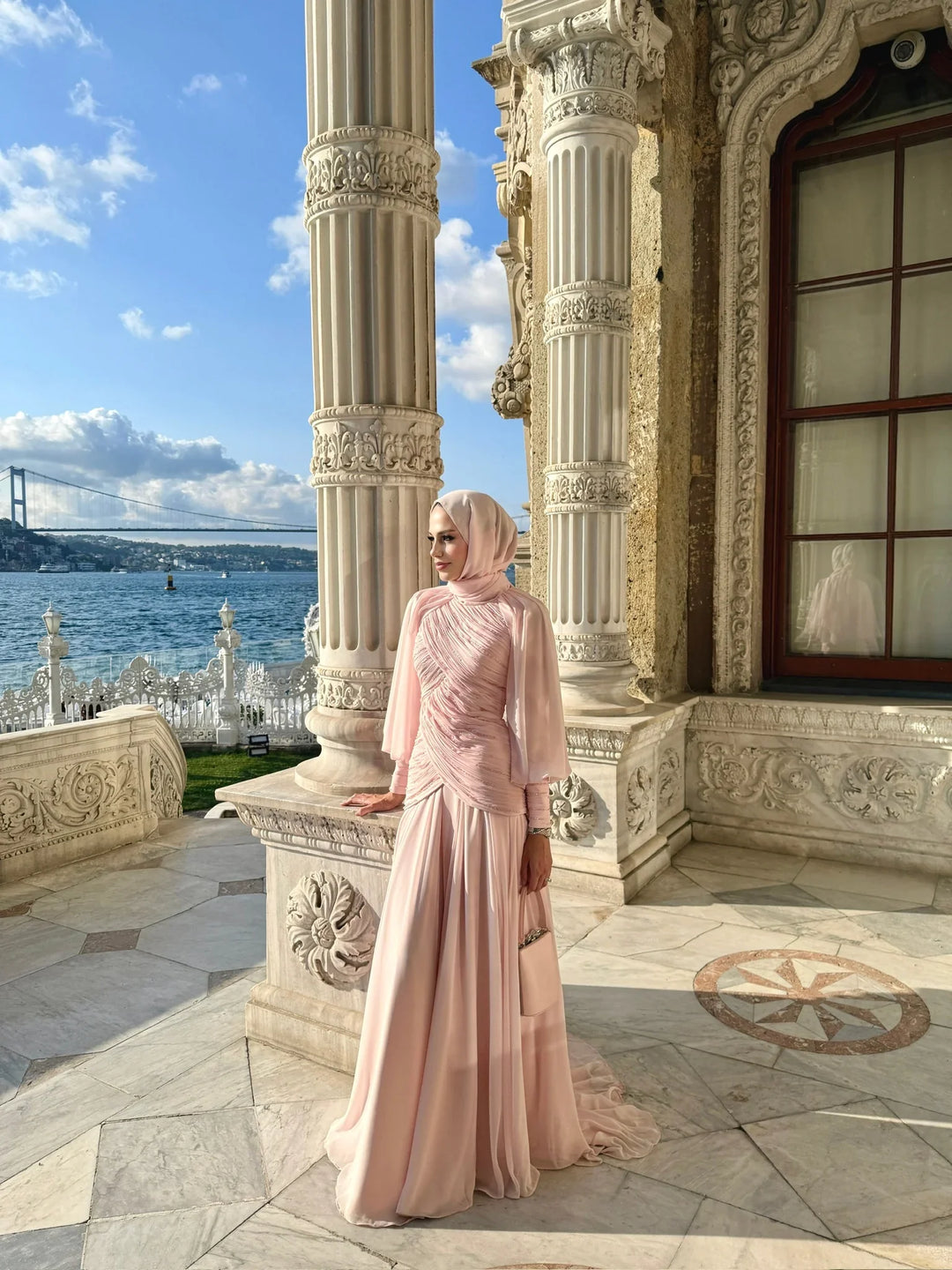 Fancy Drapeli Elbise