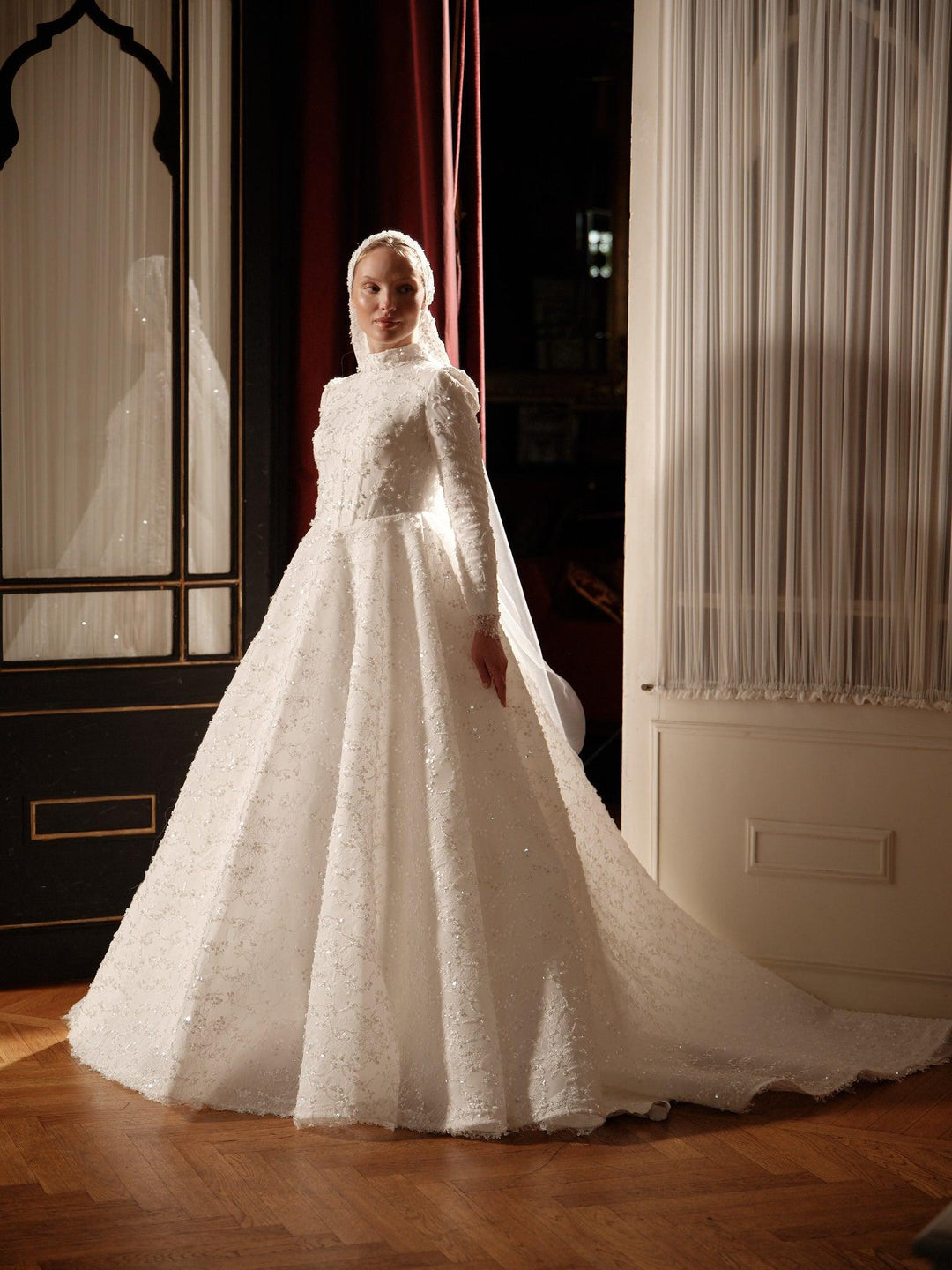 Romance Fransız Dantel Gelinlik