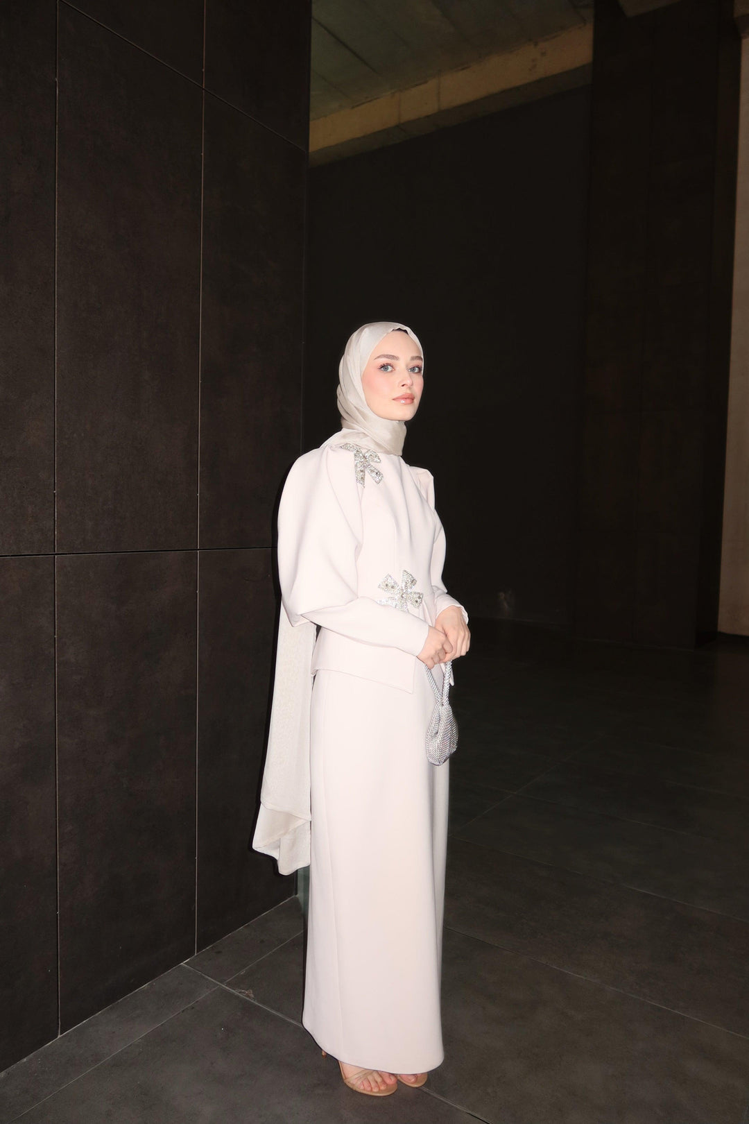 Velora Kasnak Detaylı Elbise - MyRentalDress