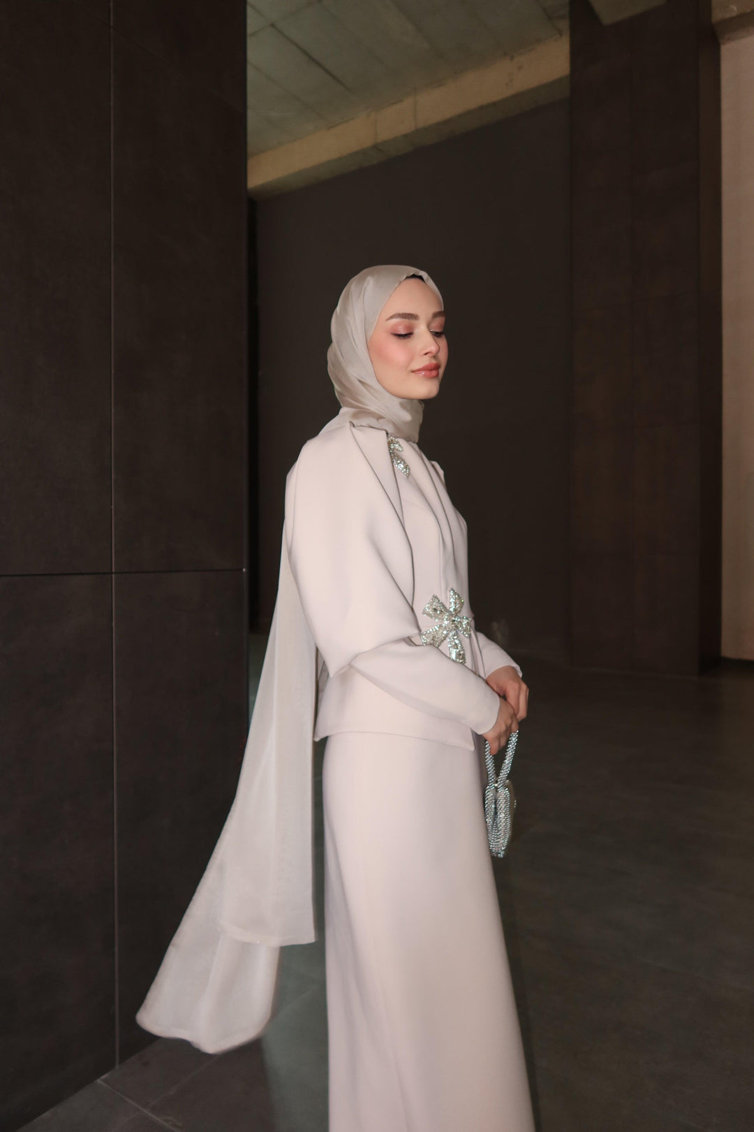 Velora Kasnak Detaylı Elbise - MyRentalDress